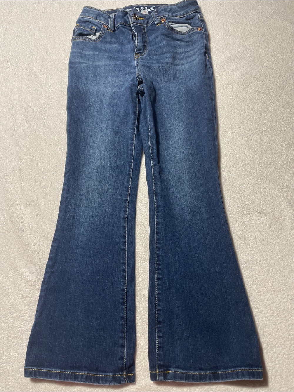 Cat & Jack Dark Blue Flare Jeans for Kids
